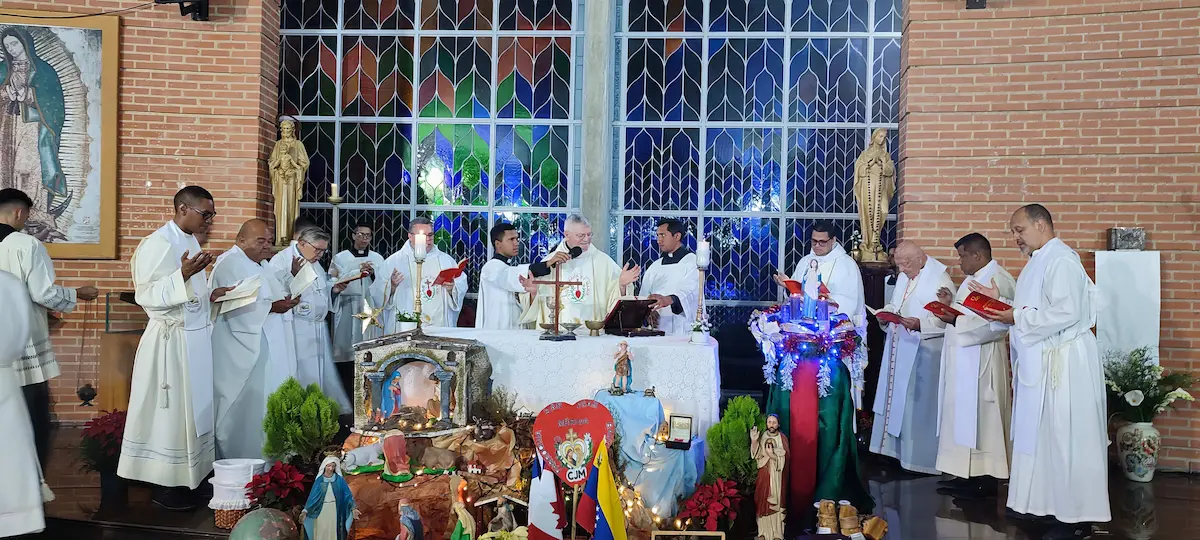 Célébration eucharistique du centenaire au Venezuela