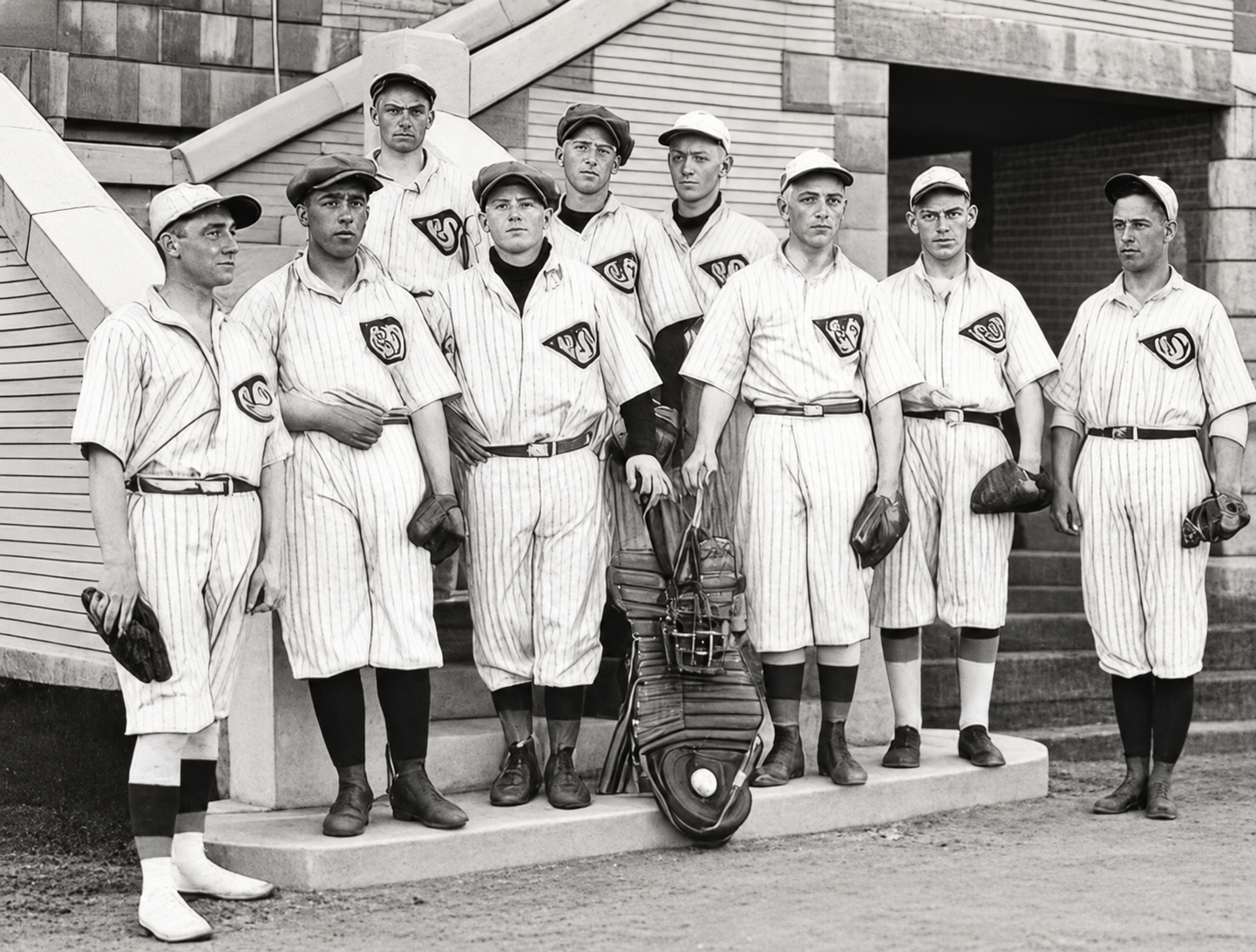 Le club de balle molle en 1924