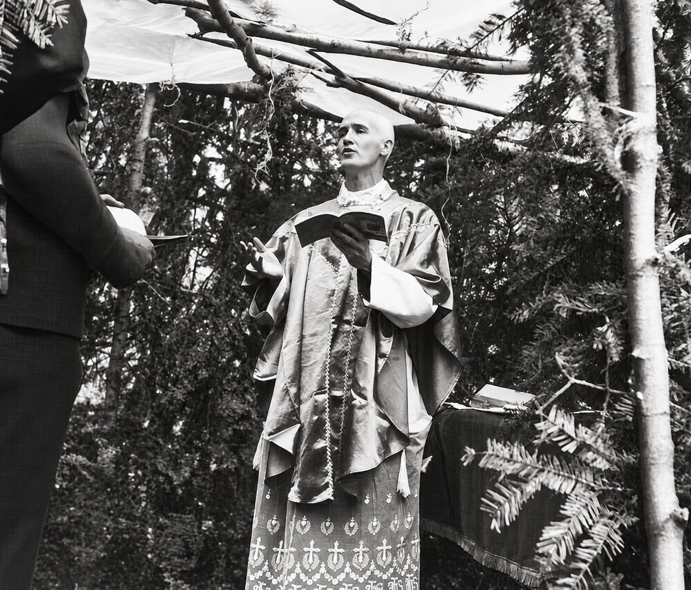 Scouts avec le Père Fernand Lapointe