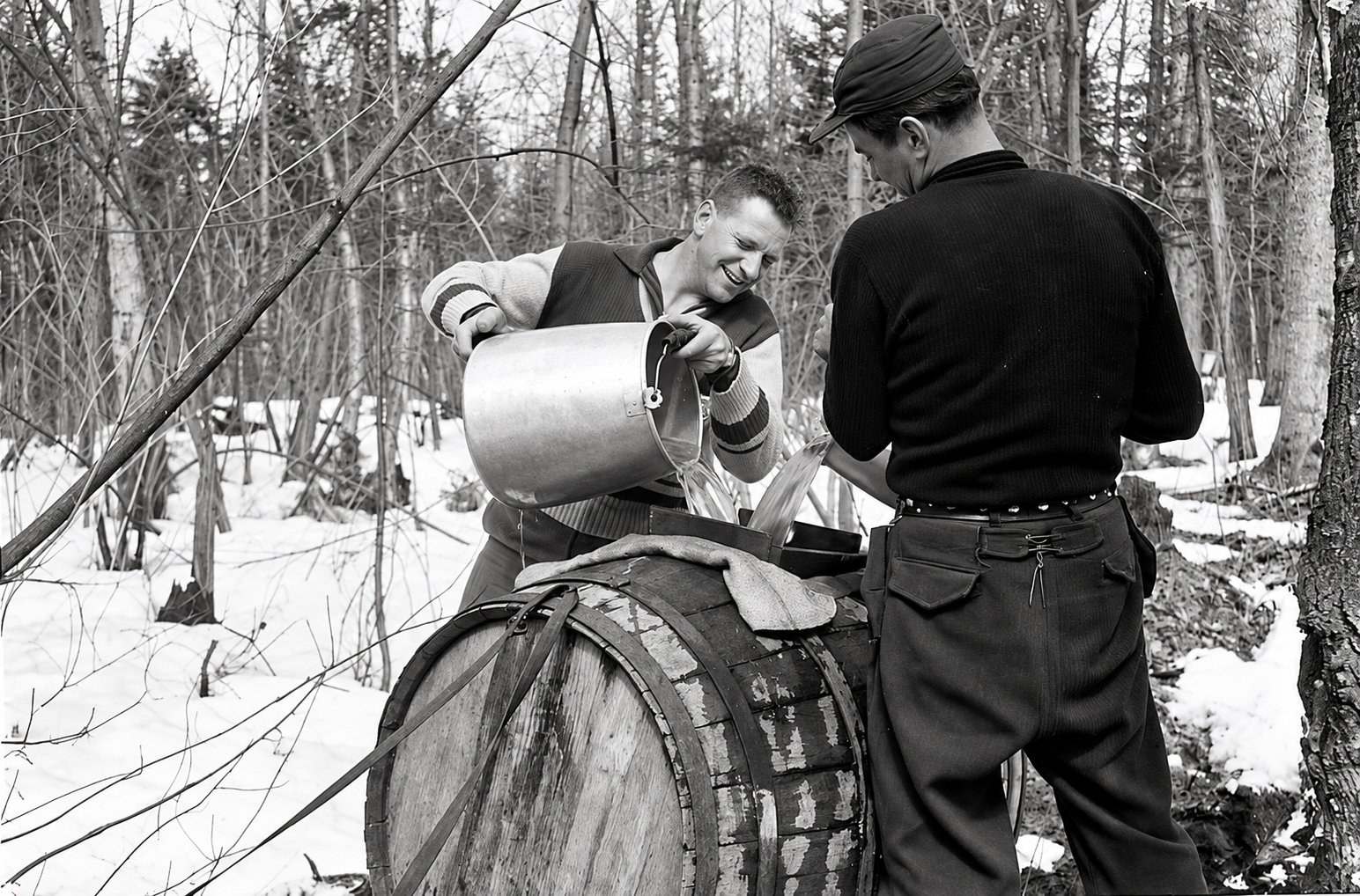 Partie de sucre en 1960