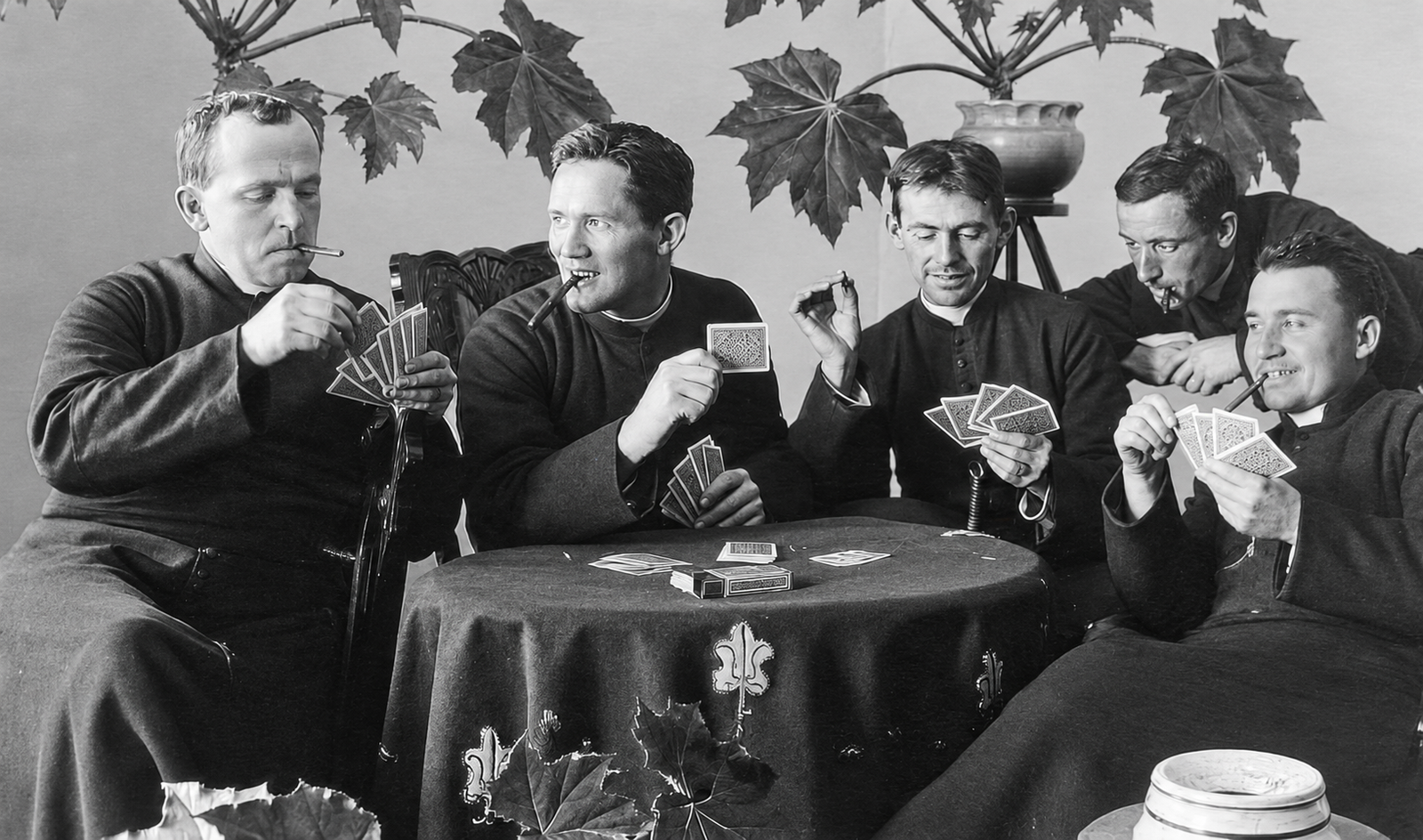 Les pères au loisir en 1908