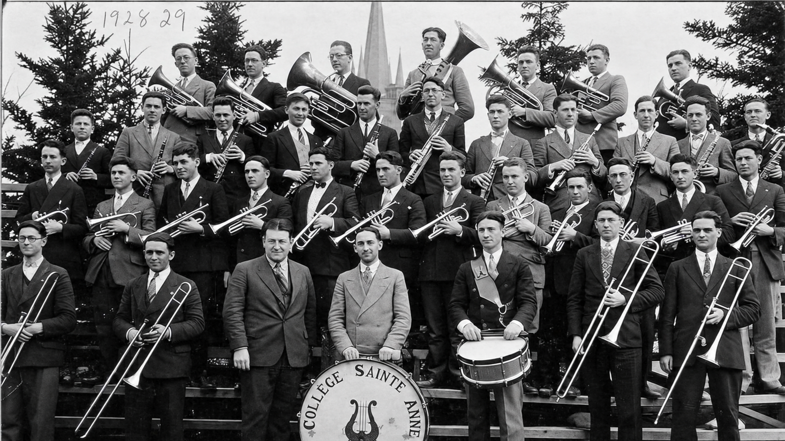 Fanfare du Collège · Philippe Arsenault, directeur · 1928–1929